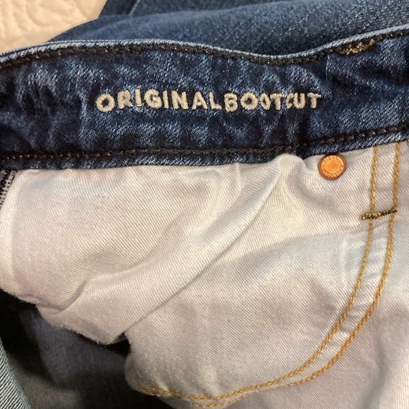 American Eagle Men’s Airflex + Original Bootcut Denim Blue Jeans US Size 29/30 - Picture 14 of 16